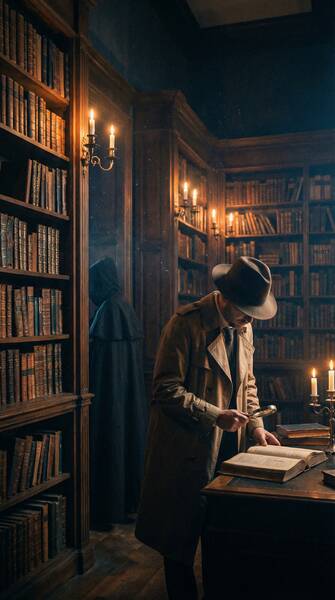 《迷雾书馆》高清悬疑视频海报